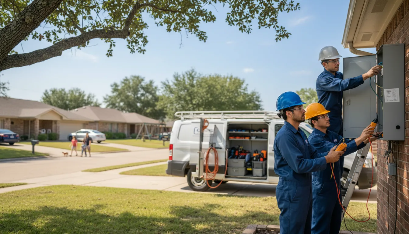 Certified electrician providing emergency electrical services in Bowden, WV